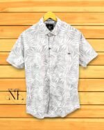 Tropical Floral Half Sleeves Print Shirt