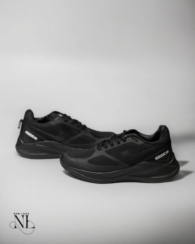 Black Sports Shoes for Men | Premium Stitched