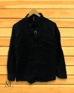 Black Satin Shirt for Men