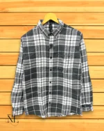 Himalayan Dark Grey Checks Shirt for Men