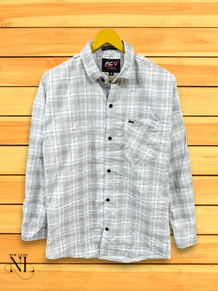 Desert Sand Checks Shirt for Men