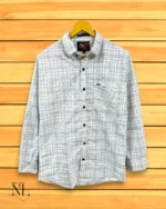 Midnight Blue Checks Shirt for Men