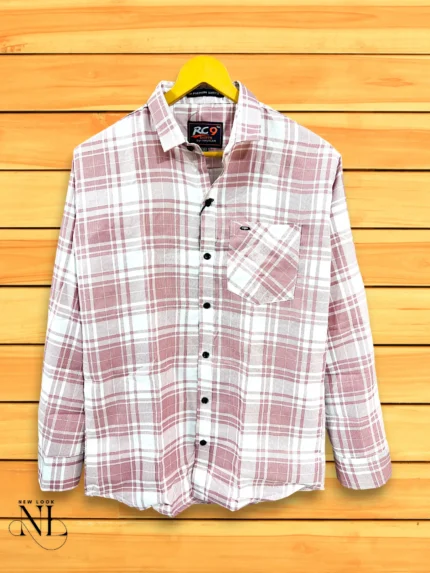 Vintage Indigo Checks Shirt for Men