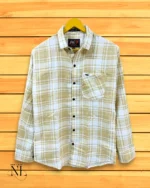Yellow Urban Camo Checks Shirt for Men | Trendy