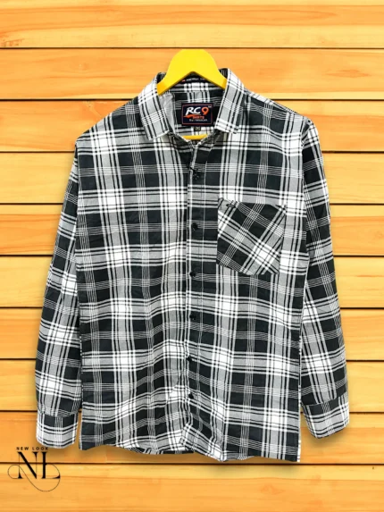 Classic Black Checks Shirt for Men