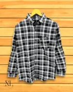 Vintage Denim Checks Shirt for Men