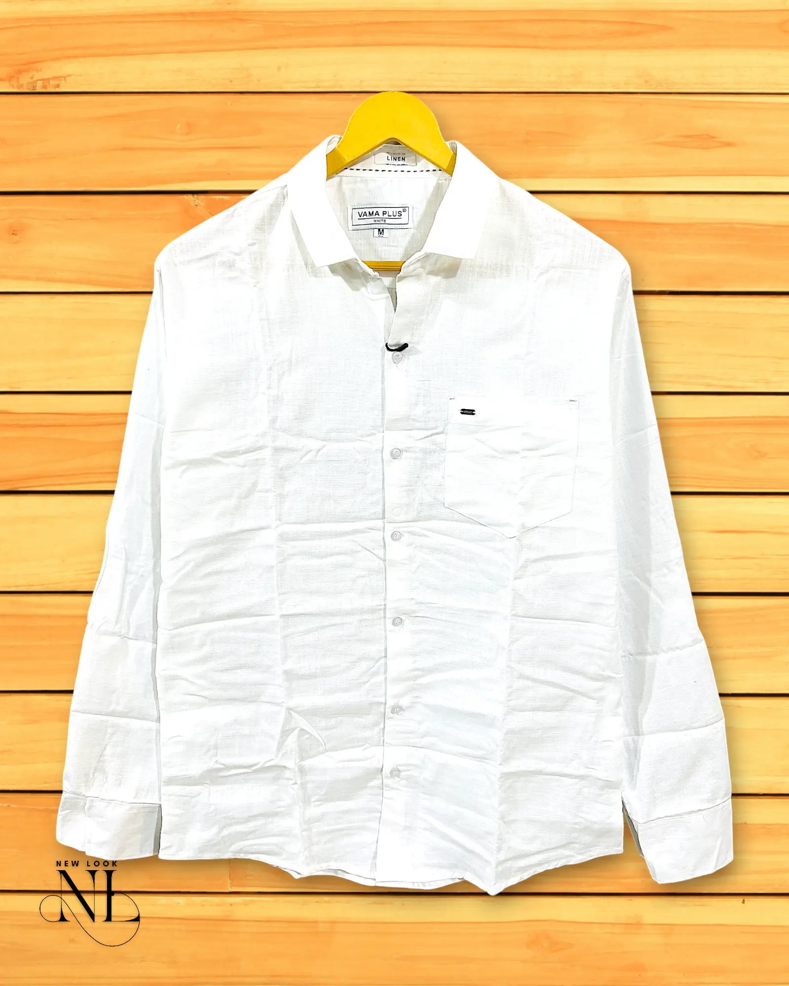 White Plain Satin Shirt for Men | Classic Elegance White Plain Satin Shirt for Men