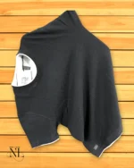 Dark Grey Plain Half T-Shirt