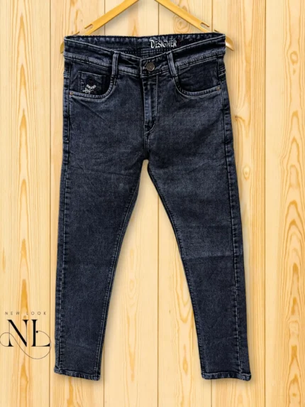 Dark Grey Jeans for Men - Slim Fit | Premium Denim