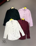 Plain Satin Shirt for Men