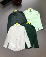 Plain Satin Shirt for Men