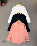 Plain Satin Shirt for Men