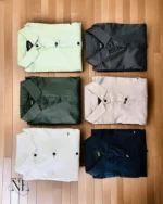 Plain Satin Shirt for Men