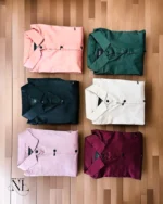 Plain Satin Shirt for Men