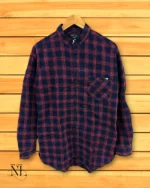 Red Checks Full Shirt for Men Cotton Bold Party Wear