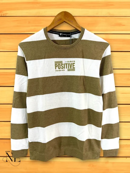 Stylish Olive Green T-Shirt for Men Trendy Casual Wear