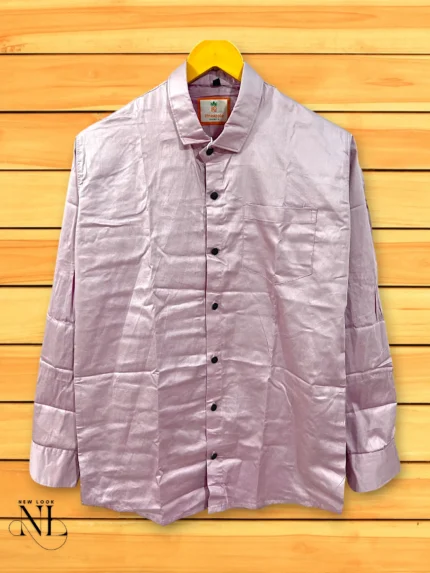 Baby Pink Party Shirt For Men | Wedding Wear