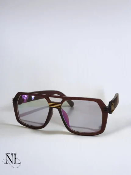 Brown Transparent Goggles for Men | Trendy & Lightweight
