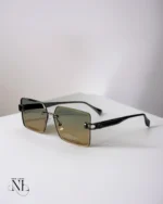 Dark Cream Sunglasses for Men | Retro Style | UV400 Protection