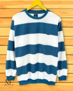 Royal Blue Stripe T-Shirt for Men Premium Imported Blend