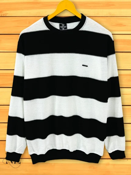 Black Stripe T-Shirt for Men Premium Imported Timeless Style