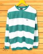 Lite Green Stripe T-Shirt for Men Breathable Comfort