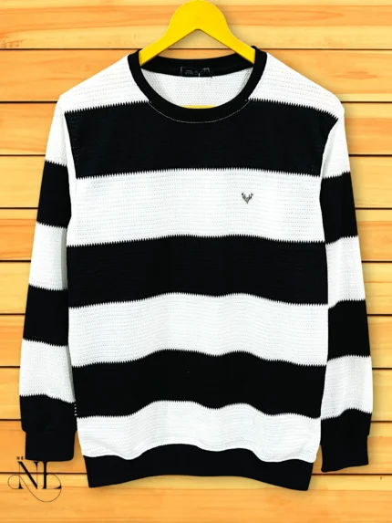 Classic Black Stripe T-Shirt for Men Versatile Wardrobe Essential