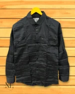 Dark Grey Satin Shirt For Men Premium Party Wear