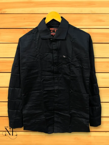 Black Satin Shirt For Men | Premium Evening Wear