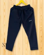 Navy Blue Parachute Track Pants for Men | Casual & Gym Wear