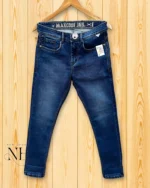 Navy Blue Jeans for Men | Classic Comfort Fit | Cotton