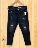 Dark Grey Funky Jeans | Distressed Style | Urban Streetwear