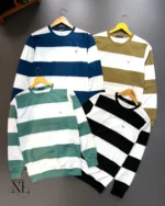 Stylish Stripe Full Tshirt For Men