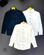 Plain Partywear Full Shirt Slim Fit