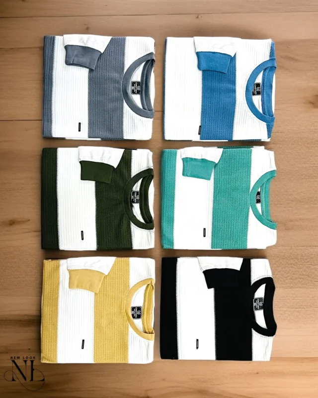 Stylish Stripe Full Tshirt For Men