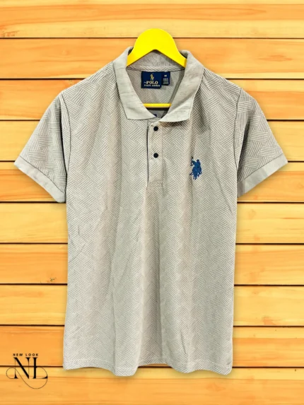 Stylish Cream Plain Polo T-Shirt for Men | Premium