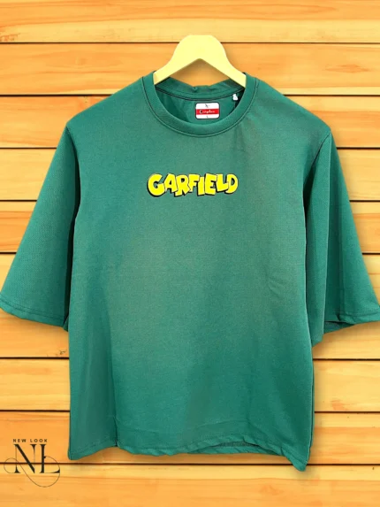 Urban Streetwear Trendy Lite Green Oversize T-Shirt For Men