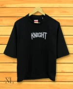 Streetwear Trendy Black Printed Oversize T-Shirt Urban