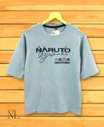 Lite Grey Printed Oversize T-Shirt Premium Quality