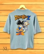 Lite Grey Printed Oversize T-Shirt Premium Quality