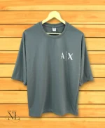 Best Classic Dark Grey Oversize Printed T-Shirt Premium