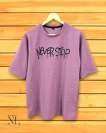 Imported Lite Purple Oversize T-Shirt Soft Streetwear Style