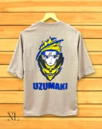 Stylish Trendy Cream Printed Oversize T-Shirt for Men