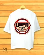 Trendy Streetwear White Oversized Printed T-Shirt Premium Cotton