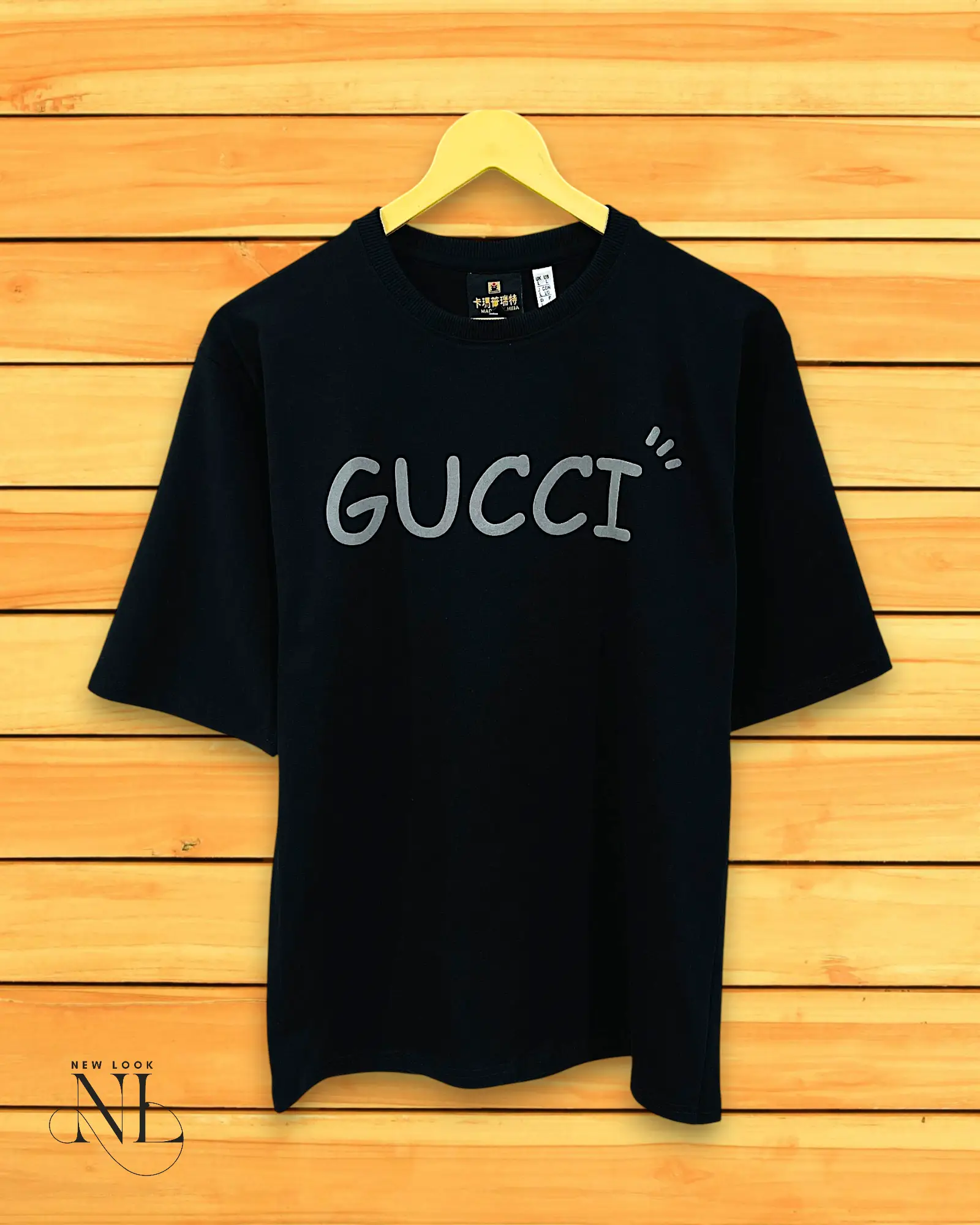 Luxury Black Printed Oversized T-Shirt Premium Cotton Luxury Black Printed Oversized T-Shirt Premium Cotton