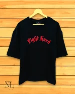 Premium Quality Black Oversized T-Shirt with Back Print