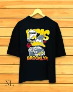 Premium Quality Black Oversized T-Shirt with Back Print