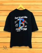 Imported Black Oversized Printed T-Shirt Premium Quality