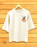 Best Premium Cream Back Print T-Shirt Premium Trendy