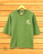 Best Premium Olive Green Printed T-Shirt Premium Imported